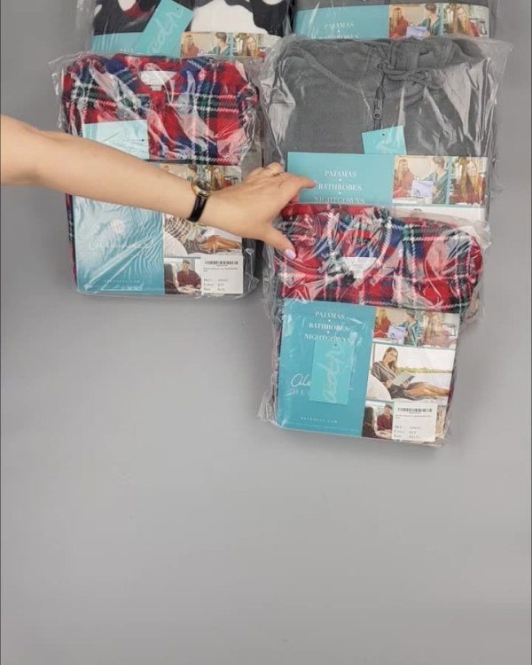 Фотография  495 - Халаты, комбинезоны (семейный) СТОК CAN#10 кг, ЛОТ №4451 оптом в Пензе и Пензенской области