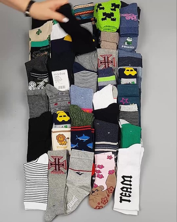 Фотография  406 - Носки дети СТОК зима#5 кг, ЛОТ №4870 оптом в Пензе и Пензенской области