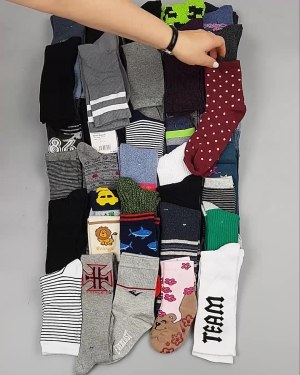 Фотография  742 - Носки дети СТОК зима#5 кг, ЛОТ №4870 оптом в Пензе и Пензенской области