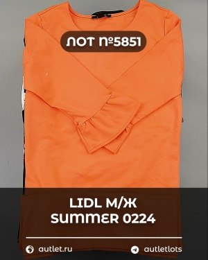 Купить LIDL Summer м/ж 022024#14 кг, ЛОТ №5851 оптом в Пензе и Пензенской области