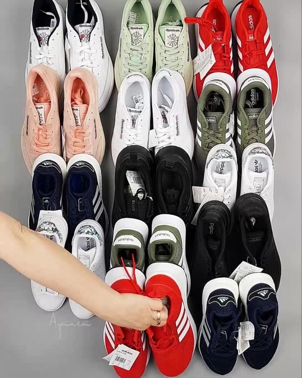Фотография  811 - Кроссовки Adidas+Reebok#15 шт, ЛОТ №6145 оптом в Пензе и Пензенской области