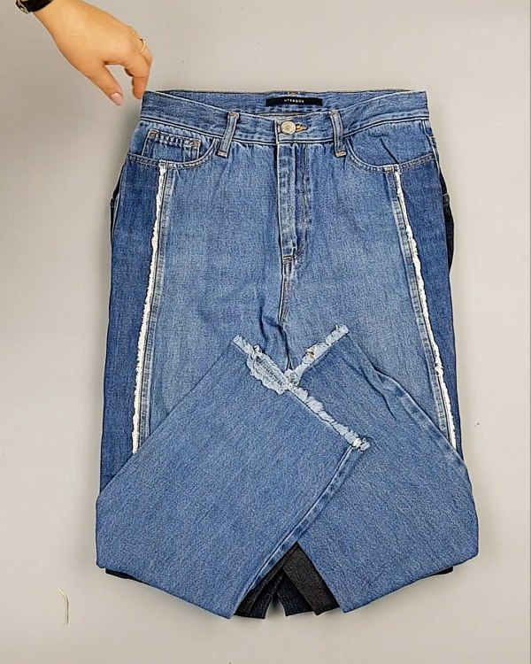 Фотография  619 - Cream Джинсы женские#25 кг оптом в Пензе и Пензенской области