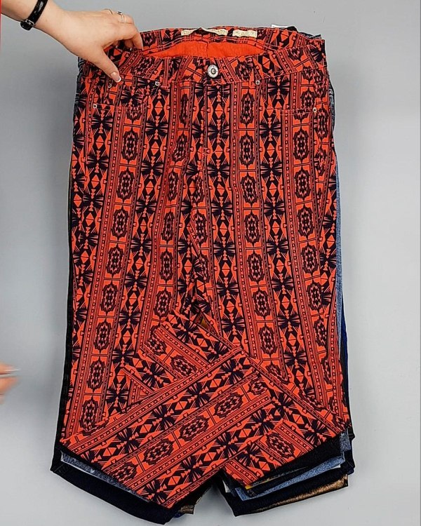 Фотография  931 - А 82202 Брюки женские (Fashion&Skinny Pants)#25 кг оптом в Пензе и Пензенской области