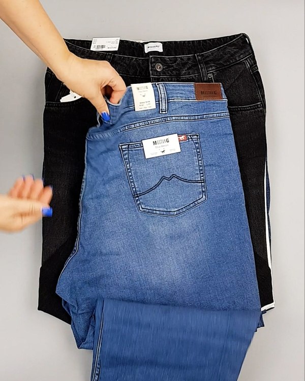 Фотография  404 - Джинсы MUSTANG м/ж#5 кг, ЛОТ №6960 оптом в Пензе и Пензенской области