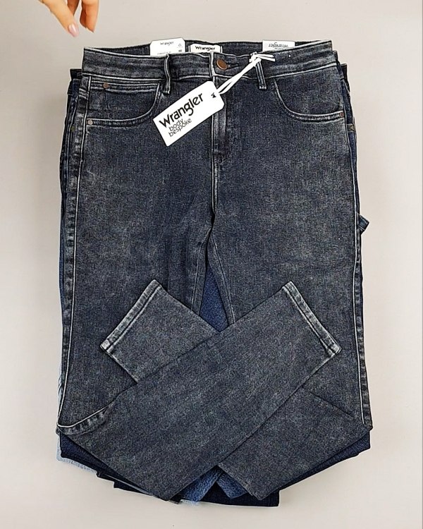 Фотография  113 - Джинсы WRANGLER м/ж#8,1 кг, ЛОТ №7011 оптом в Пензе и Пензенской области