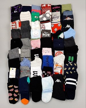 Купить Носки дети СТОК зима#5 кг, ЛОТ №6988 оптом в Пензе и Пензенской области