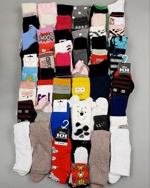 Купить Носки дети СТОК зима#5 кг, ЛОТ №6986 оптом в Пензе и Пензенской области