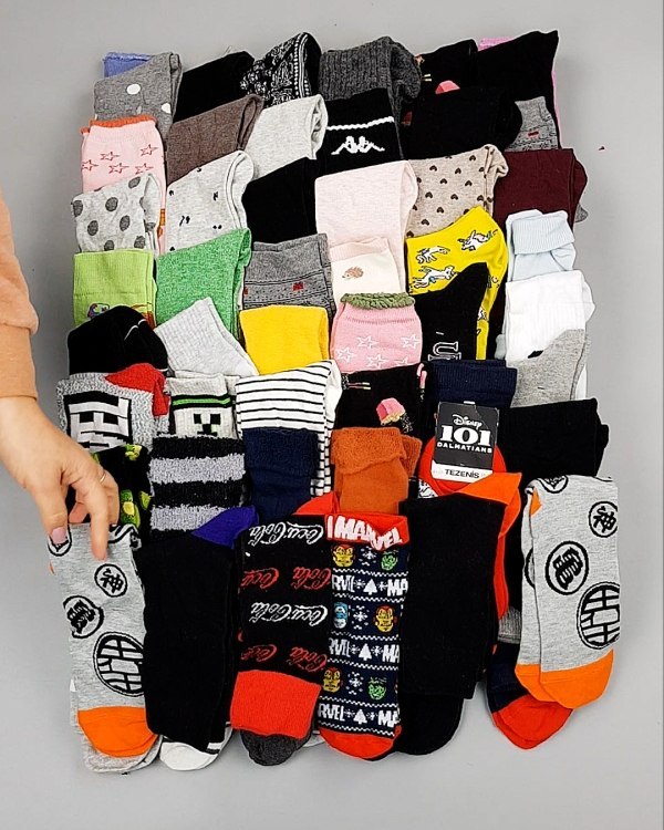 Фотография  719 - Носки дети СТОК зима#5 кг, ЛОТ №6989 оптом в Пензе и Пензенской области