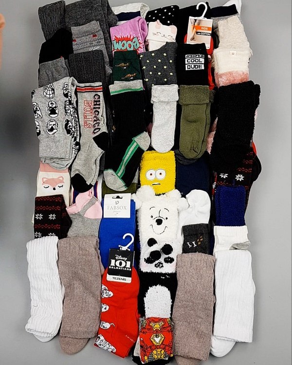 Фотография  740 - Носки дети СТОК зима#5 кг, ЛОТ №6986 оптом в Пензе и Пензенской области