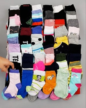 Фотография  428 - Носки дети СТОК лето#5 кг, ЛОТ №6993 оптом в Пензе и Пензенской области