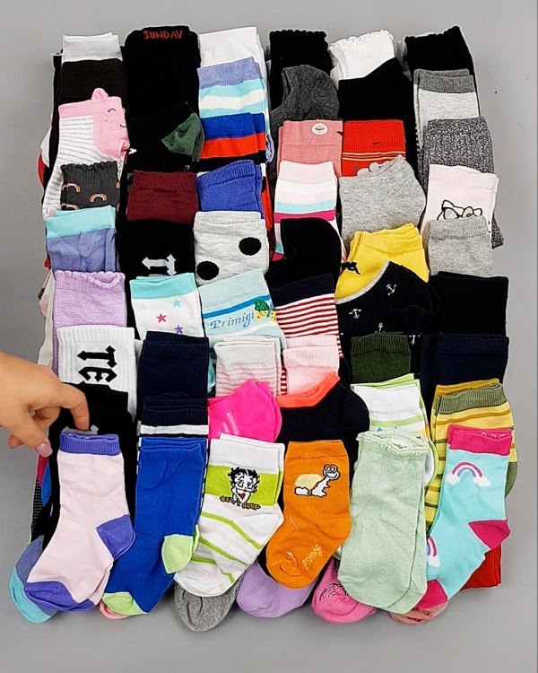 Фотография  206 - Носки дети СТОК лето#5 кг, ЛОТ №6993 оптом в Пензе и Пензенской области