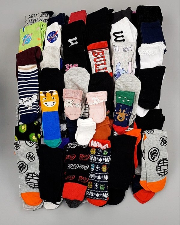 Фотография  483 - Носки дети СТОК зима#5 кг, ЛОТ №6989 оптом в Пензе и Пензенской области