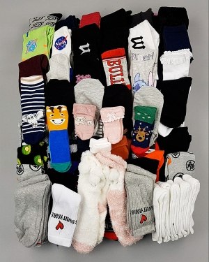 Фотография  522 - Носки дети СТОК зима#5 кг, ЛОТ №6989 оптом в Пензе и Пензенской области