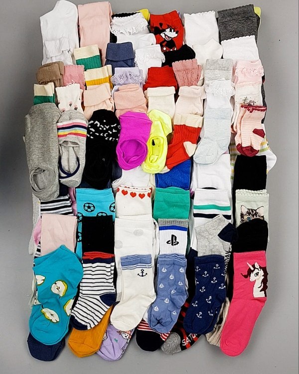 Фотография  370 - Носки дети СТОК лето#5 кг, ЛОТ №6992 оптом в Пензе и Пензенской области