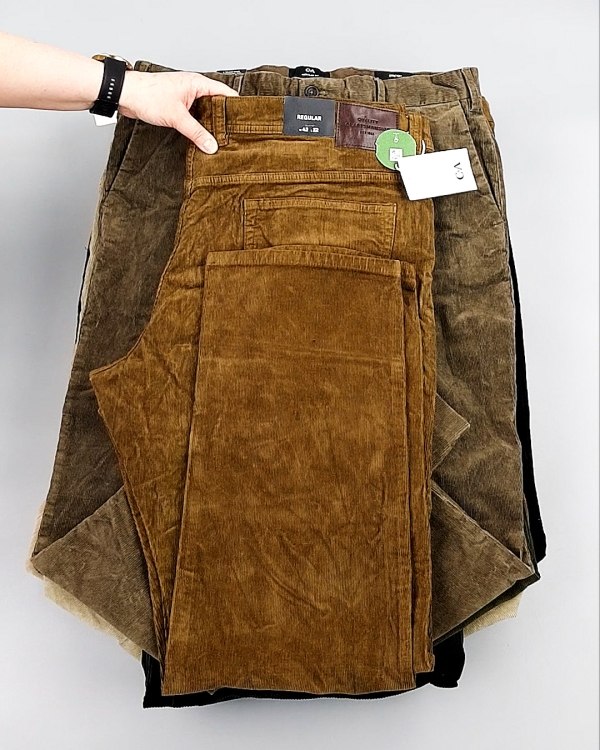 Фотография  186 - Брюки вельветовые м/ж C&A 025#10 кг, ЛОТ №8031 оптом в Пензе и Пензенской области