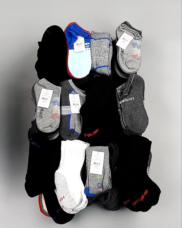 Фотография  611 - Носки дети лето CAN 084#5 кг, ЛОТ №8001 оптом в Пензе и Пензенской области