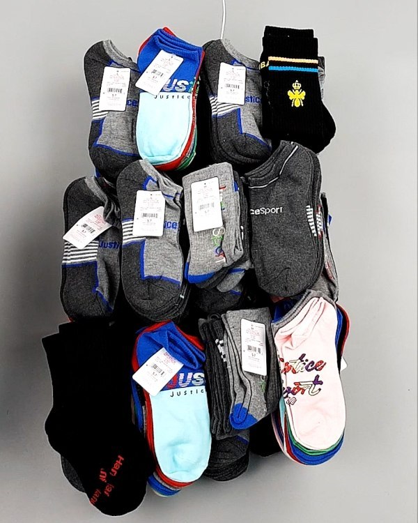 Фотография  379 - Носки дети лето CAN 084#5 кг, ЛОТ №7999 оптом в Пензе и Пензенской области