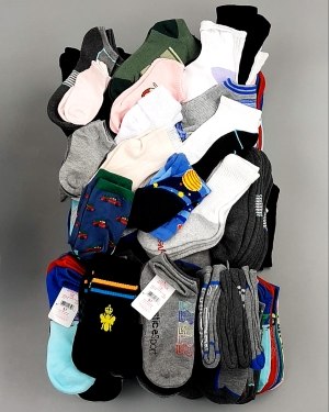 Фотография  687 - Носки дети лето CAN 084#5 кг, ЛОТ №8000 оптом в Пензе и Пензенской области