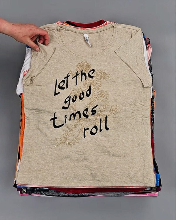 Фотография  885 - Футболки м/ж Cr+Ex#8 кг, ЛОТ № ВК0100 оптом в Пензе и Пензенской области