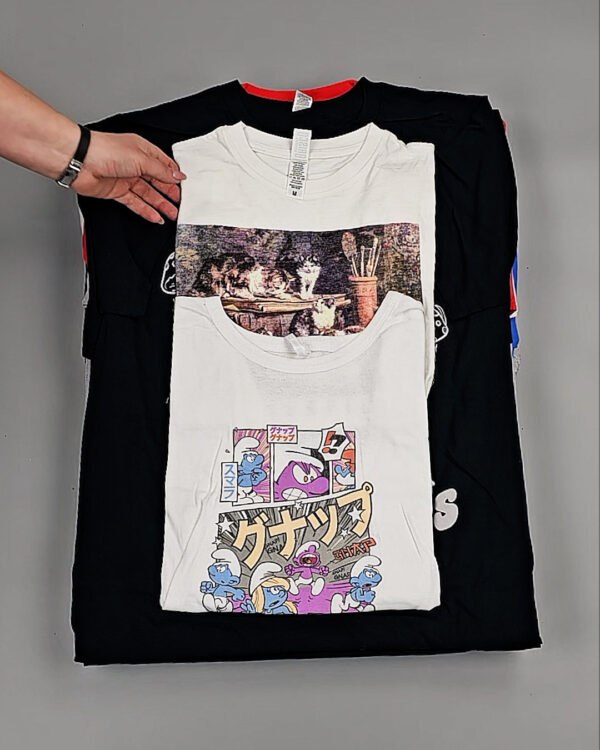 Фотография  223 - Футболки м/ж (Printed T-Shirts New)#5 кг, ЛОТ №8511 оптом в Пензе и Пензенской области