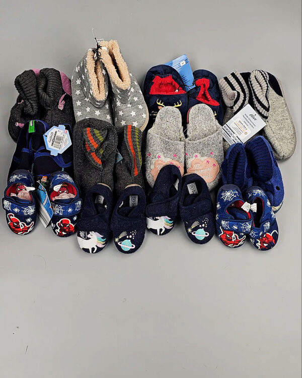 Фотография  941 - Обувь домашняя дети СТОК 065#3,2 кг, ЛОТ СТ-9727 оптом в Пензе и Пензенской области