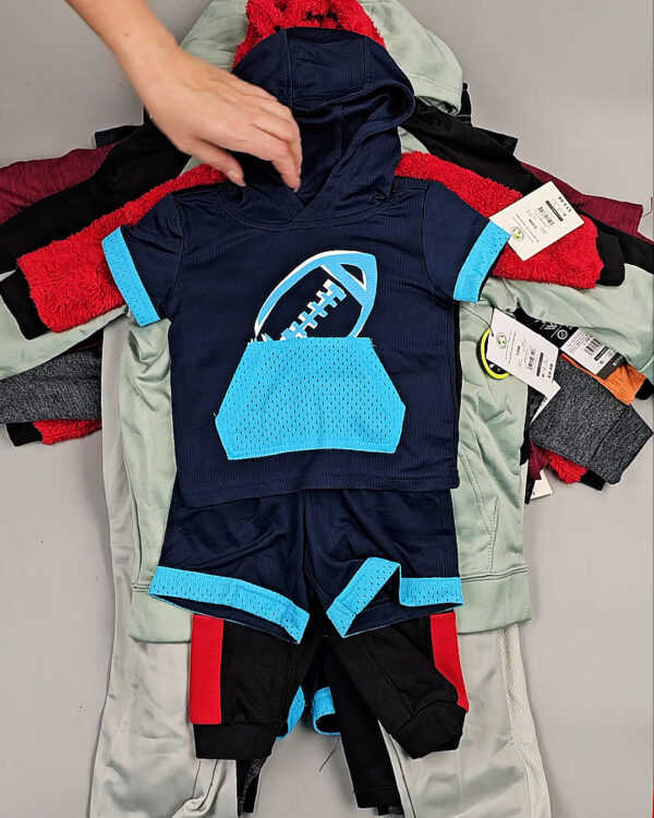 Фотография  717 - Спортивные костюмы дети CAN#6 кг, ЛОТ СТ-9737 оптом в Пензе и Пензенской области