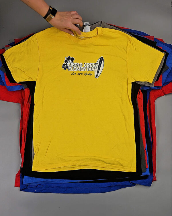 Фотография  689 - Футболки м/ж (Super T-Shirts Printed)#10 кг, ЛОТ СХ-0271 оптом в Пензе и Пензенской области