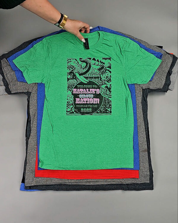 Фотография  907 - Футболки м/ж (Super T-Shirts Printed)#10 кг, ЛОТ СХ-0272 оптом в Пензе и Пензенской области