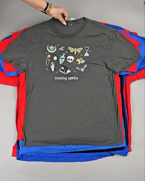 Фотография  415 - Футболки м/ж (Super T-Shirts Printed)#10 кг, ЛОТ СХ-0271 оптом в Пензе и Пензенской области